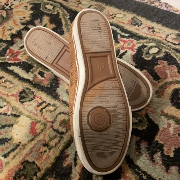 LAUREN RALPH LAUREN ‘Janis’ woven faux leather camel loafers 9.5 EUC - Picture 14 of 17